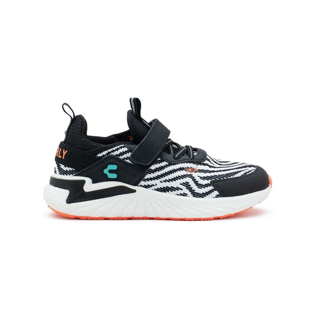 Tenis Charly Deportivos Niño Suela Eva Ligeros Transpirables negro 19 Charly