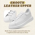 thumbnail image 3 of Adult Platform Casual Sneakers Lace Up Fashion Daily Walking Shoes for All Seasons, 3 of 6