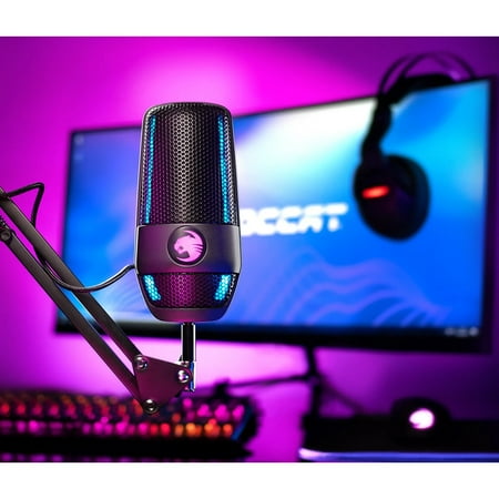 ROCCAT Torch Wired Condenser Microphone, Black