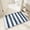 B, variant on 15.74"x23.62" Geometric Absorbent Bath Rug, Modern Navy Blue Geometric Doormat, for Bathroom Kitchen Entryway Modern Decor