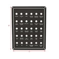 thumbnail image 3 of Tiara Boat Blank Switch Panel S2-325905 | 9 x 7 Inch Black Aluminum, 3 of 4
