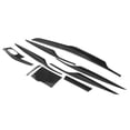 thumbnail image 4 of Car Interior Decoration Trim Kit,9pcs Interior Decoration Trim Carbon Fiber Interior Trim Kit Inner Door Panel Cover Leading Edge Technology, 4 of 9