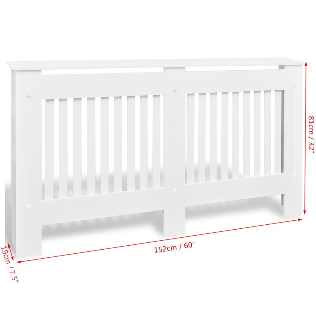 Kepooman 60" Modern Thin Radiator for Living Room, White Kepooman 60" Modern Thin Radiator for Living Room, White