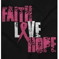 thumbnail image 2 of Faith Love Hope Breast Cancer Aware Women Plus Size Graphic Pullover Hoodie Brisco Brands 5X, 2 of 4