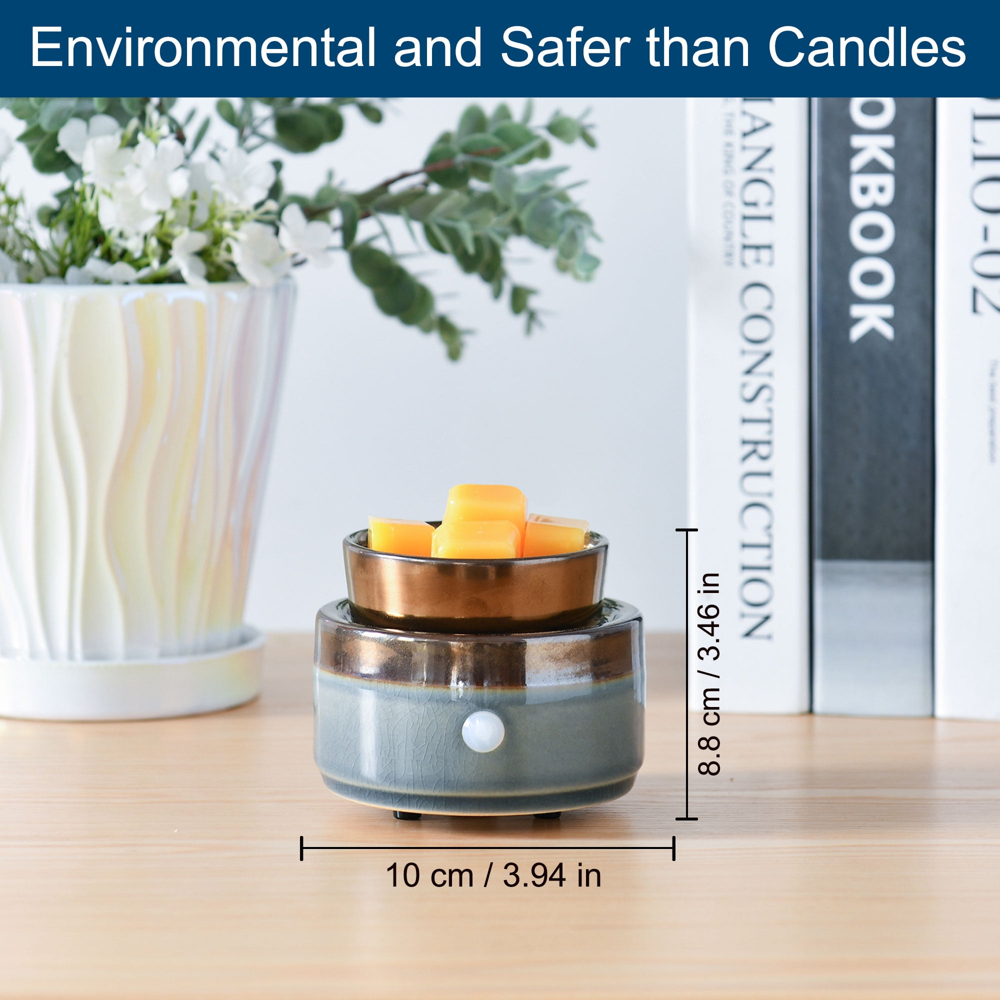 Ceramic Wax Melt Warmer Candle Wax Warmer 3 in 1 Wax Warmer - Temu
