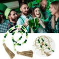 thumbnail image 2 of Irish Festival Wooden Bead String Festival Rope Tassel Bead String Tray Ornaments, 2 of 6