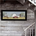 thumbnail image 3 of JERFIT Billy Jacobs "Spring On The Farm" Framed Print Wall Art, Multicolor Farmhouse Landscape Painting, Ready to Hang Countryside Decor for Living Room, Bedroom, Office, 3 of 5