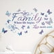 thumbnail image 3 of 1pc Family Font Flower Butterfly Wall Decals Garden Daisy Wall Stickers Bedroom Living Room TV Wall Door Decor Murals (Family Font Flower Butterfly), 3 of 4