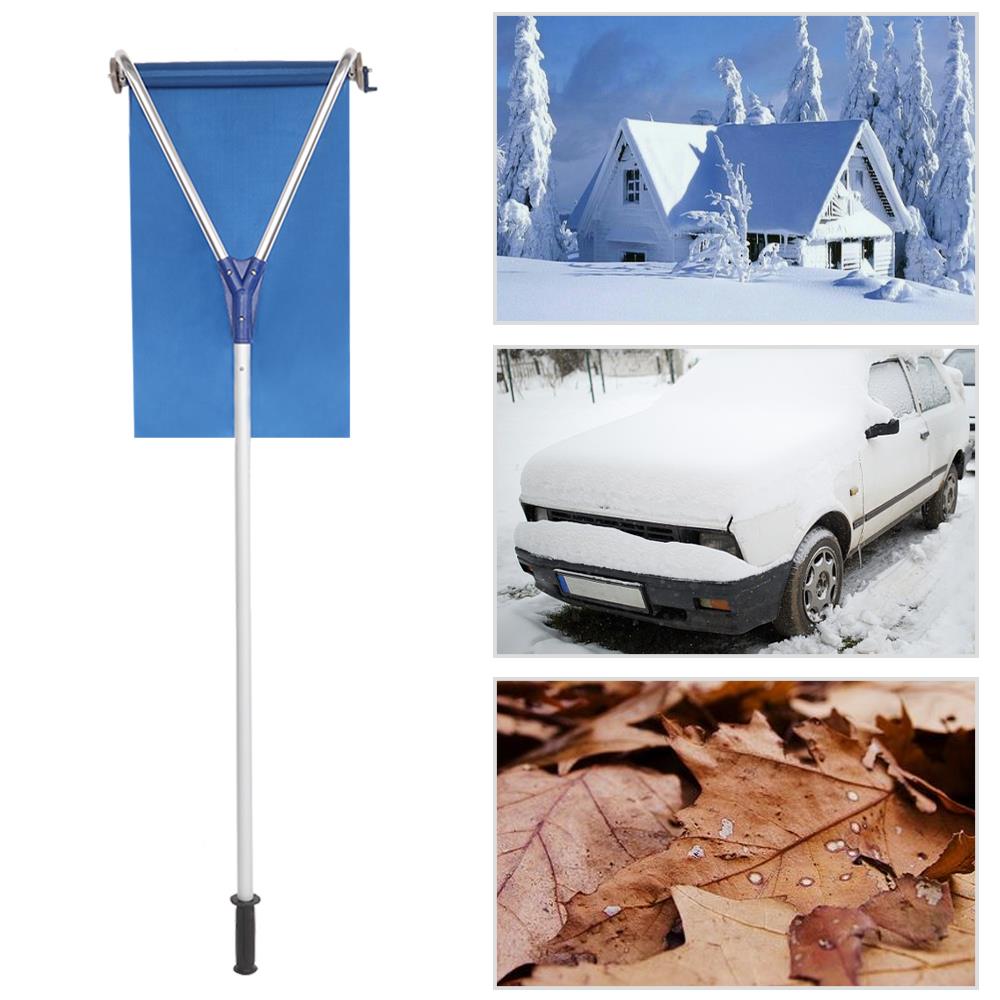 UBesGoo Roof Rake Snow Removal Tool Light weight Extendable for