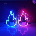 thumbnail image 4 of WE Flame Neon Sign,USB or - Battery Powered Neon Light,LED Table Decoration,Bedroom Wall Decoration,Birthday Gift,Wedding, 4 of 5