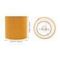 BESTYASH Yellow Cloth Drum Lampshade Replacement for Table Lamps and ...