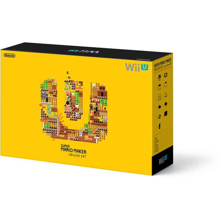 Restored Nintendo Wii U WiiU Super Mario Maker Console Deluxe Set