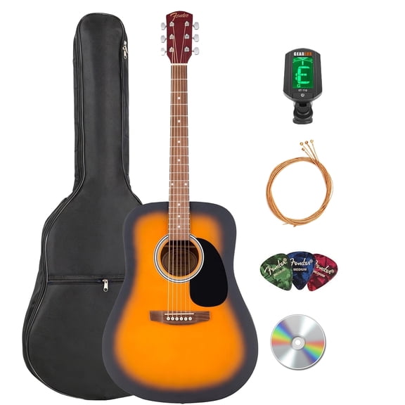 Fender FA Series Dreadnought Acoustic Guitar - Sunburst w/ Gig Bag