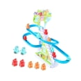 thumbnail image 4 of Juguete pequeño de dinosaurio para subir escaleras, juego de pista de carreras eléctrica de dinosaurio, juegos de rompecabezas con luces LED, 4 of 9
