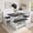 Black-White, variant on Koby Home Breakfast Nook Table Set with Charging Port, Cedar Wood Storage Bench for Kitchen, White