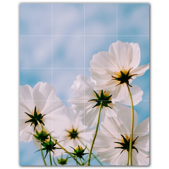 Picture-Tiles.com: Spring Ceramic Tile Wall Mural WAL500949-45M. 24"W x 30"H using (20) 6" x 6" Ceramic Tiles-Satin Finish