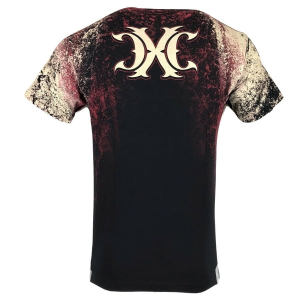 Xtreme Couture by Affliction Men's T-Shirt ORTHODOX Skull Biker