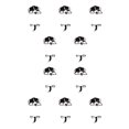 thumbnail image 1 of Pegatinas de pared duraderas Toystoory 003 tres 10Conjunto, 1 of 6