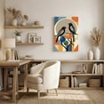 thumbnail image 3 of 1.5-Inch Thick Canvas Print Wall Art for Living Room, Bedroom, Office or Entryway – Decorative Wall Decor with Geometric Birds On Branch Pattern -16Lx24x1.5 in, 3 of 9
