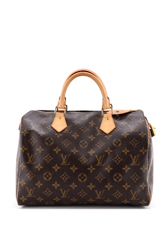 Pre-Owned Speedy Handbag Monogram Canvas 30 By Rebag