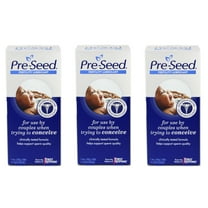 3 Pack Pre-Seed Fertility Conception Friendly Lubricant Plus 9 Applicators Each
