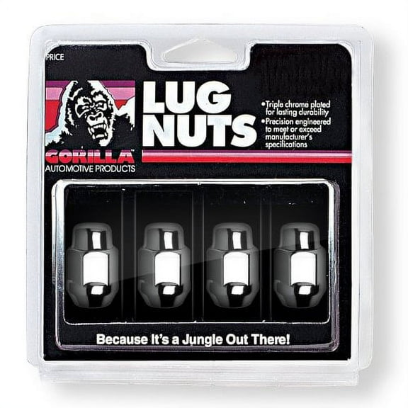 Gorilla Automotive 91187 Acorn Bulge Seat Lug Nuts (1/2" Thread Size)