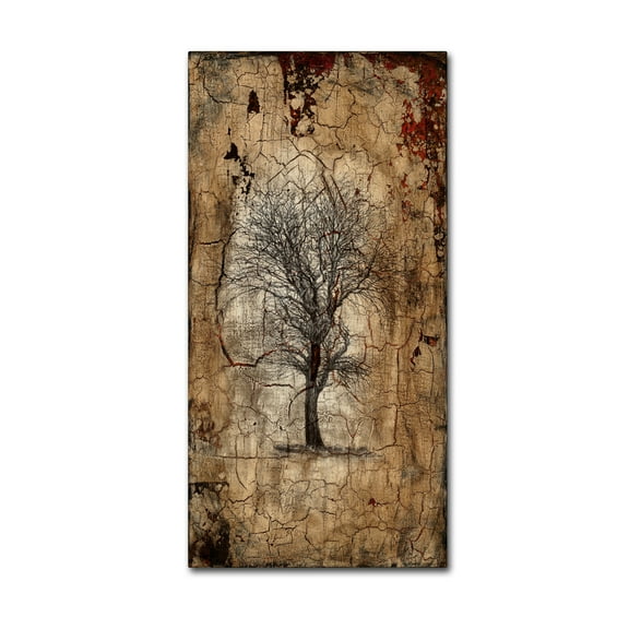 Trademark Fine Art 'Lone Tree' Canvas Art by LightBoxJournal