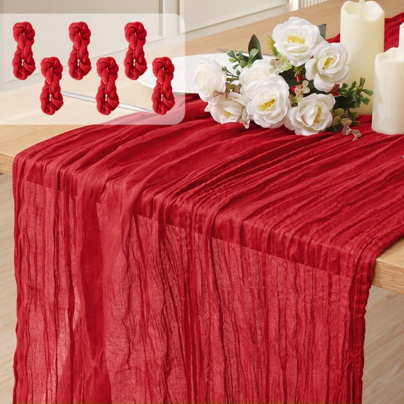 Mantel KeepShowing con estampado de queso, 3 m x 90 cm, para bodas