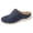 Navy, variant on Women Foreign Trade Sandals Large Size Baotou Flat Bottom Casual Half Slippers New Solid Color Women Sandals for Beach Slippers and Home Wear,Navy,6.5