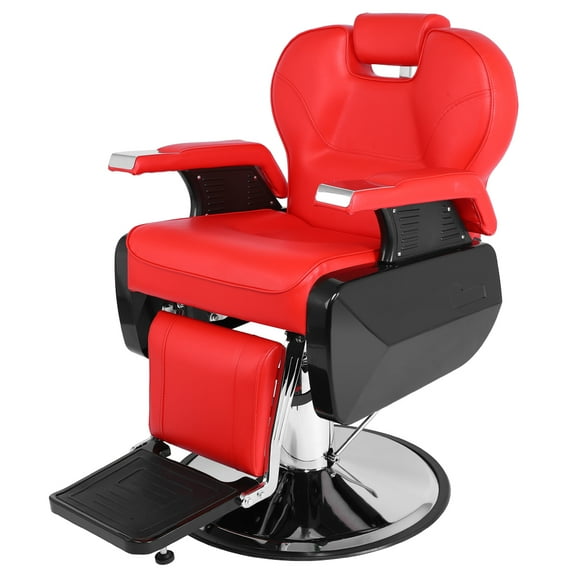 GoDecor Heavy Duty Barber Chair Salon Equipment, for Hair Stylist, Red