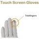 thumbnail image 5 of Guantes de conducción con protección UV para mujer, guantes de ciclismo antideslizantes de algodón con pantalla táctil, 5 of 5