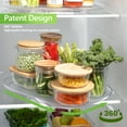 thumbnail image 4 of Organizador De Refrigerador, Giratorio De Plástico Transparente Para Encimera De Cocina, 4 of 7