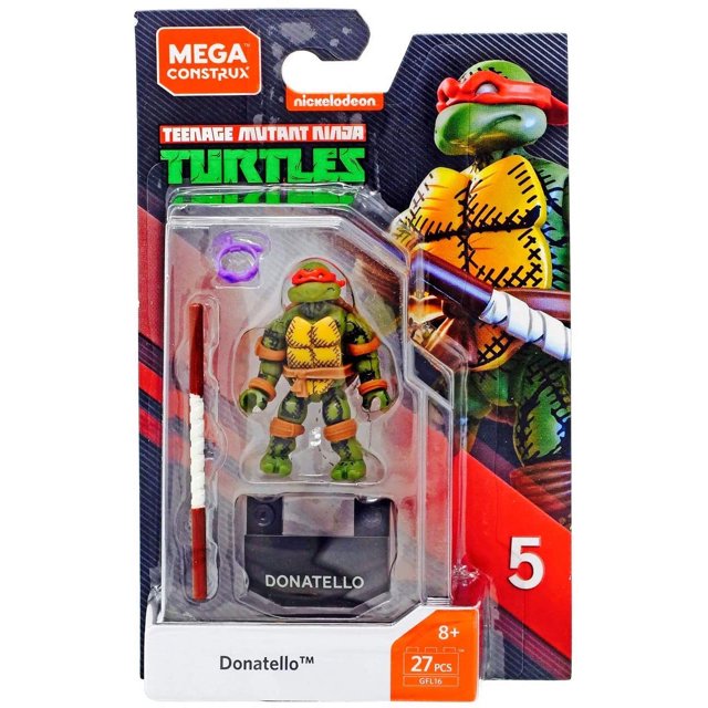 Figura de acción Mega Construx Probuilder Donatello TMNT