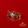 thumbnail image 2 of King Of Bling's 925 Sterling Yellow Silver 1.31CT Cubic Zirconia Cinderella Womens Rings Size 8, 2 of 12