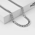 thumbnail image 6 of MASALADI To My Man Promise Necklace for Boyfriend Husband, Mens Stainless Steel Cuban Link Chain, Romantic Anniversary Birthday Jewelry Gift Box with Message Card, 6 of 6