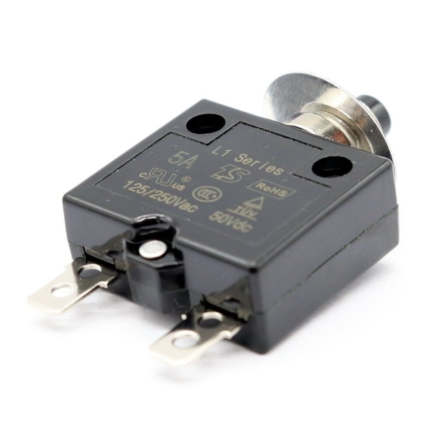 Lefu Push Button Thermal Cutout 12-50V DC 125-250V Volt AC