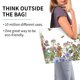 thumbnail image 2 of Fotbe Herbs and Wildflowers Bolsa Tote Estética de Lona con Estampado para Mujer - Bolsa Reutilizable de Hombro Casual para Vacaciones, Compras, Trabajo y Gimnasio, 2 of 8