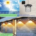 thumbnail image 3 of Solar Chandelier Outdoor Chandelier 5W Charging 4400mAh Battery 8-20 Hours Runtime 5 Modes Remote Control Waterproof Heat Cold Resistant Indoor Outdoor Use, 3 of 7