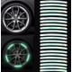 thumbnail image 1 of Pegatinas reflectantes para llantas de coche, moto, bicicleta y cochecito - Decoración universal reflectante antirayaduras para seguridad nocturna (60 piezas), 1 of 5