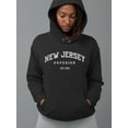 thumbnail image 2 of New Jersey 1998 Sports Style Hoodie Women -Image by Shutterstock, Female 4X-Large, 2 of 4