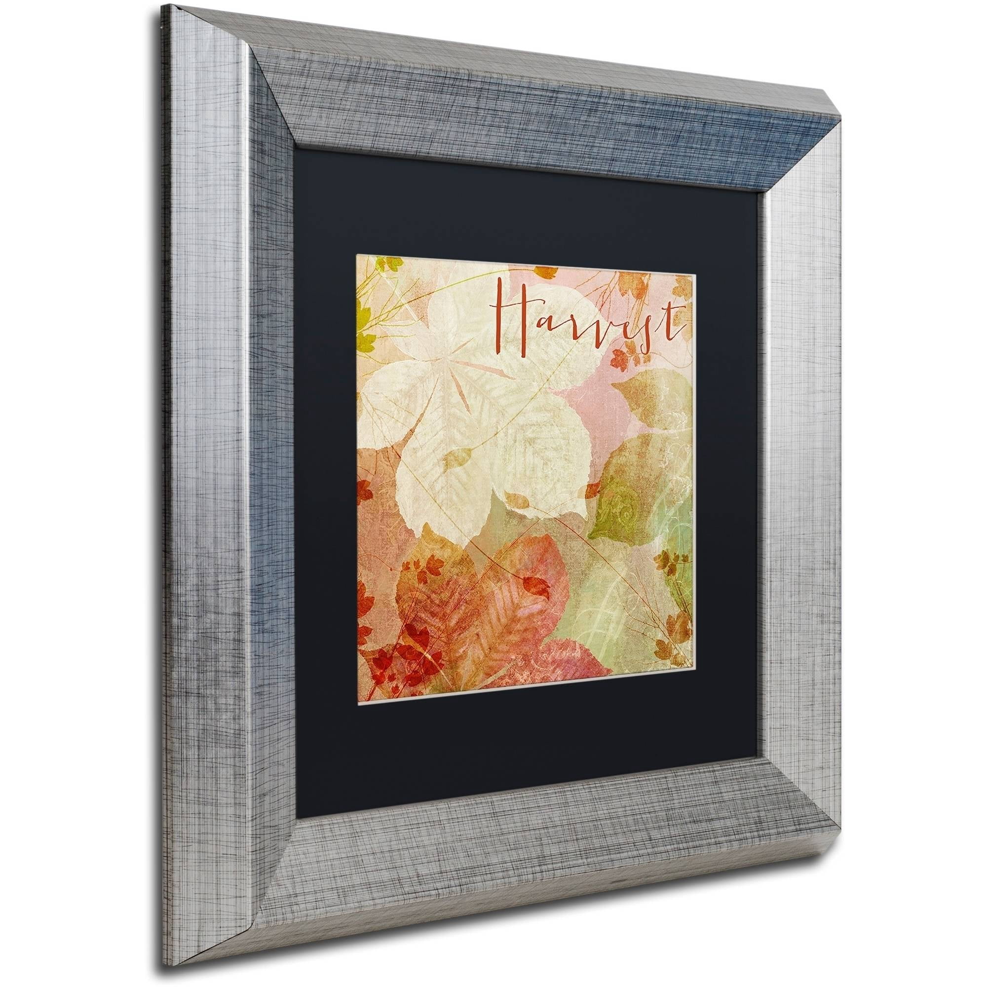 Trademark Fine Art "October Pastel II" Canvas Art by Color Bakery Black Matte, Silver Frame