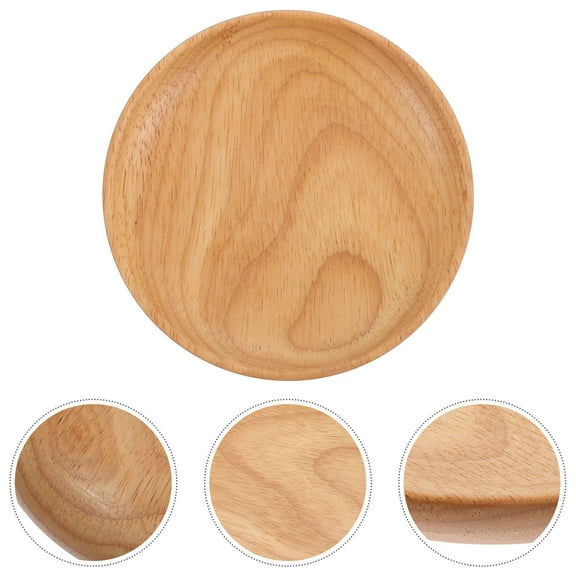 YSNOOWE Tea Party Tableware Set Beige Wood 1Pack