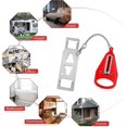 thumbnail image 5 of Portable Door Lock-2 Pack Solid Heavy Duty Door Extra Lock For Additional Privacy And Safety In Hotel, Apartment, 5 of 5
