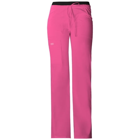 

Cherokee Workwear Core Stretch Women s Scrubs Pant Low Rise Drawstring Cargo 24001