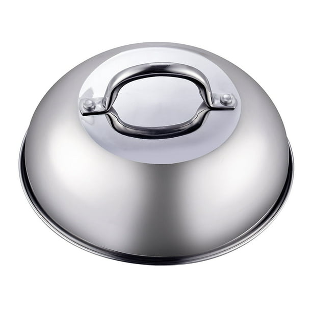 Cook N Home 9.5Inch Stainless Steel Grill Cooking Steaming Dome Lid