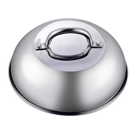 Cook N Home 9.5-Inch Stainless Steel Grill Cooking Steaming Dome Lid,