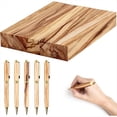 thumbnail image 4 of Kit de 5 Piezas de BolíGrafos en de Madera de Olivo, Suministros para Torneado de BolíGrafos, Manualidades de Bricolaje, 5 X 3/4 X 3/4 Pulgadas, 4 of 5
