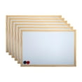 thumbnail image 1 of Office Works Small Wooden Magnetic Dry-Erase Whiteboard, 1 of 5