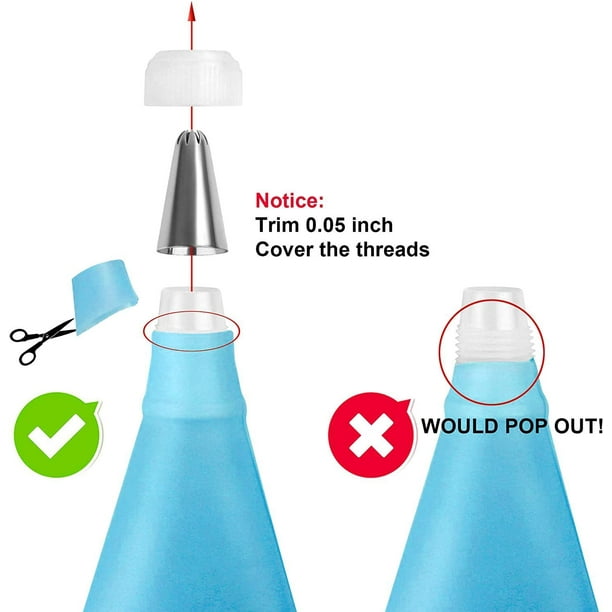 8 Douilles Patisserie Et 1 Poches à Douille En Silicone Réutilisable, DIY Patisserie Accessoire Kit Professionnelle Pour Décoration De Cupcake Et Muffins Gâteaux Kuyhfg Bienvenido A Kuyhfg | En Línea