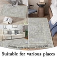 thumbnail image 3 of Area Rugs for Living Room 2'x 3' Machine Washable Vintage Print Large Throw Non Slip Bedroom Rugs, 3 of 5
